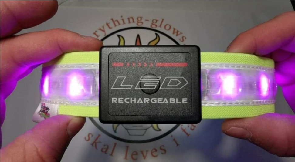 LED Bælte med farveskift -
